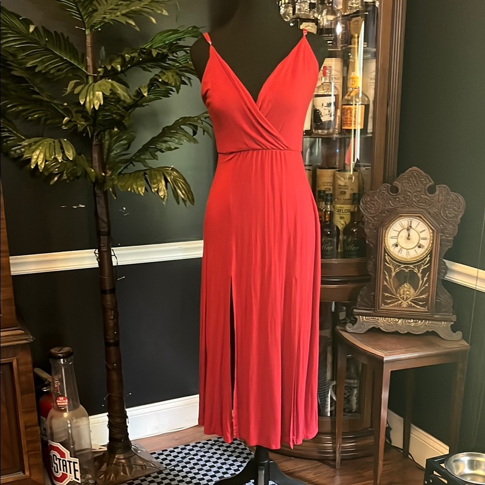 Lulus Elegant Red Sleeveless Dress
